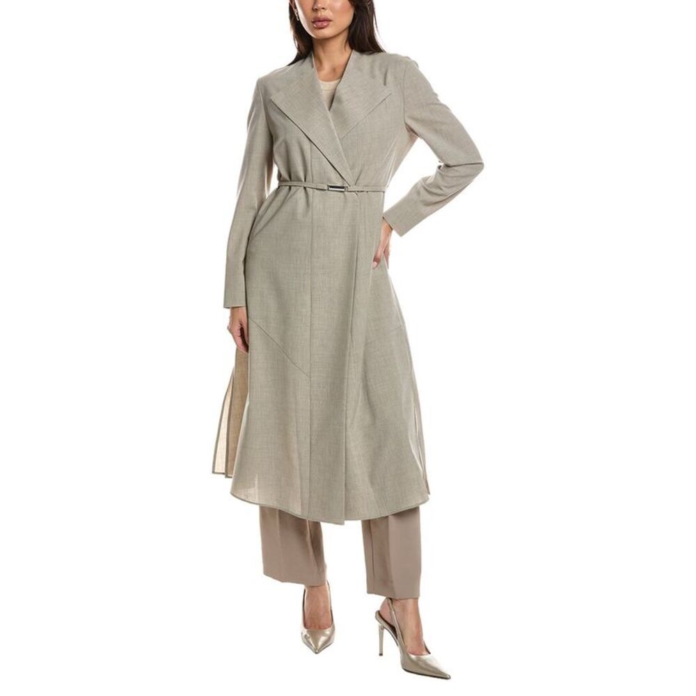 Hugo Boss Womens Dimosal Wool Maxi Dress